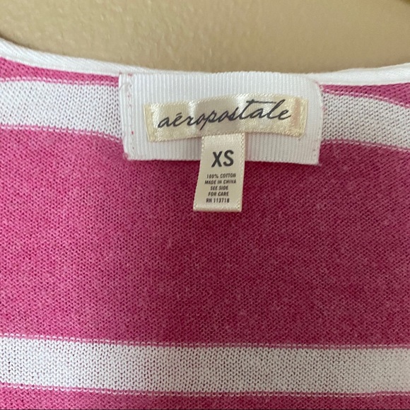 Pink and white Striped Sweater/shirt - Picture 3 of 3